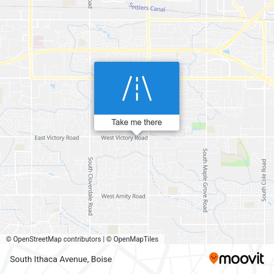 Mapa de South Ithaca Avenue