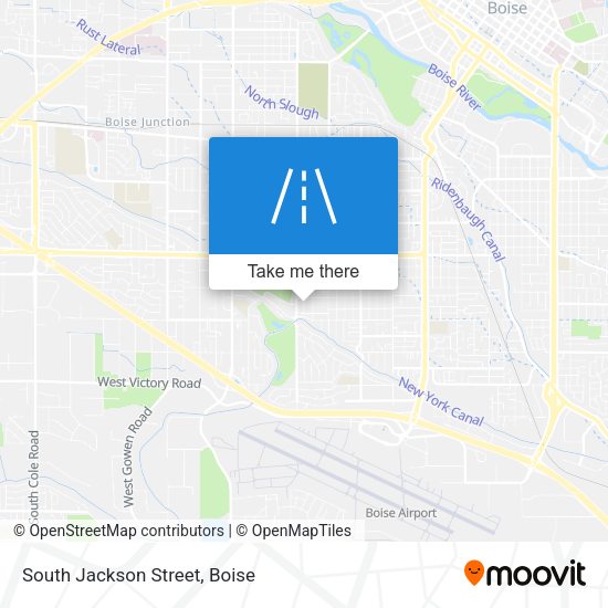 South Jackson Street map