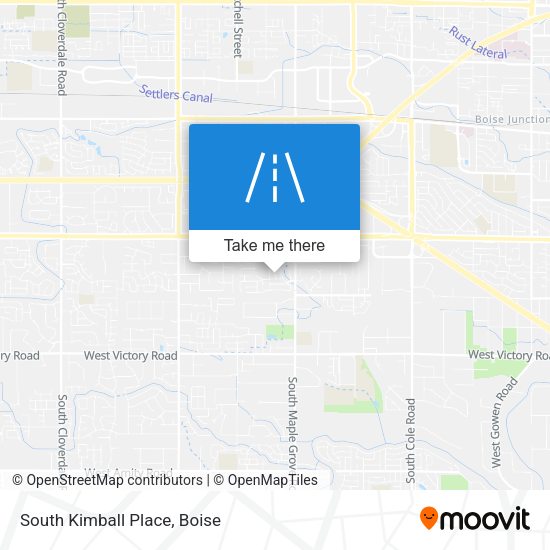 Mapa de South Kimball Place
