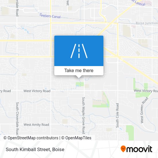 Mapa de South Kimball Street