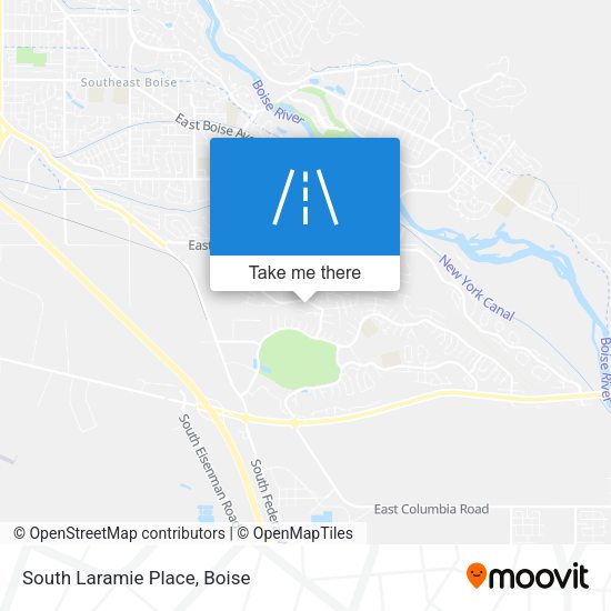Mapa de South Laramie Place
