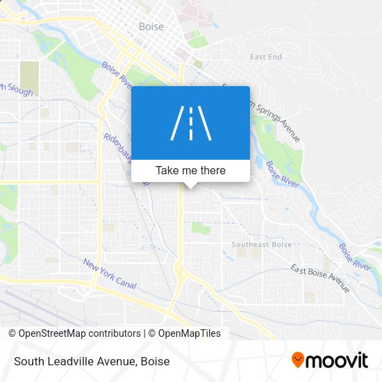 Mapa de South Leadville Avenue
