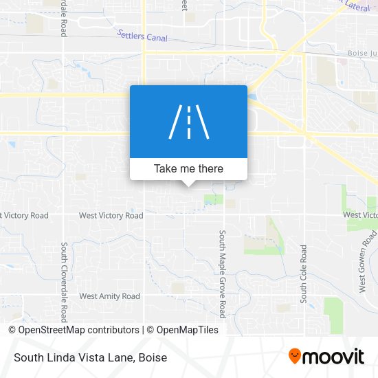 Mapa de South Linda Vista Lane
