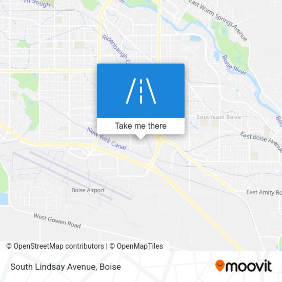 South Lindsay Avenue map