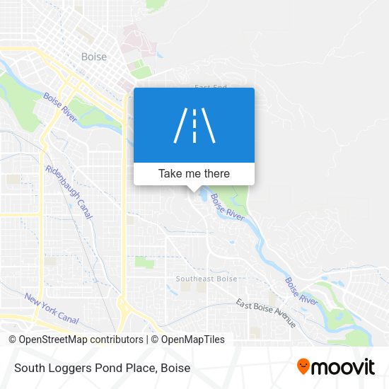 South Loggers Pond Place map