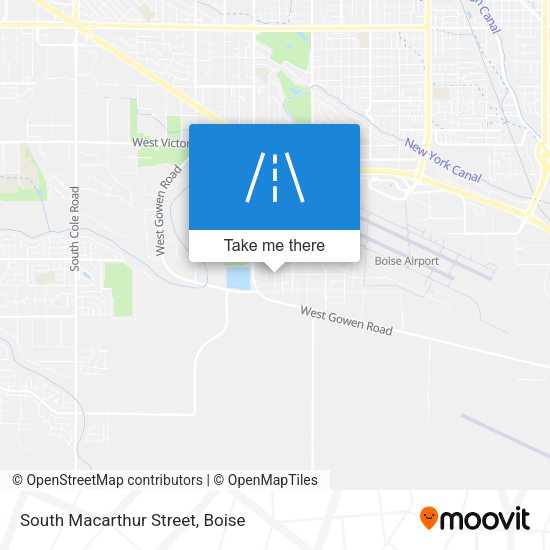 Mapa de South Macarthur Street