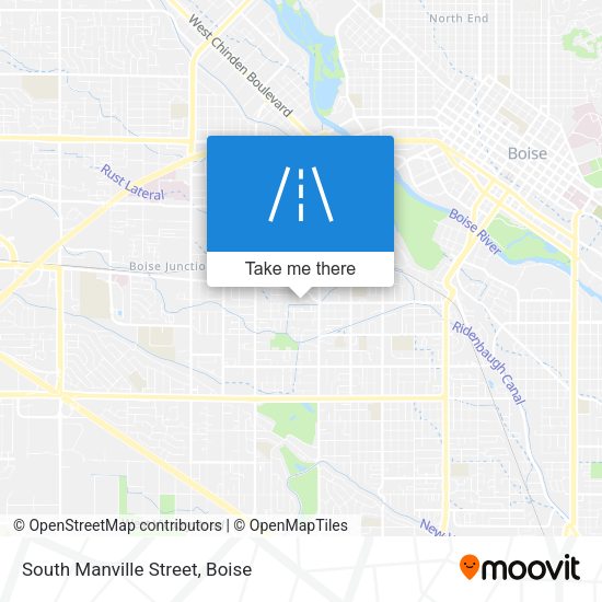 South Manville Street map