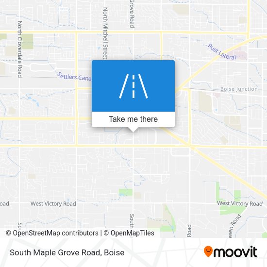 South Maple Grove Road map