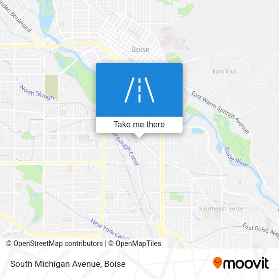 South Michigan Avenue map