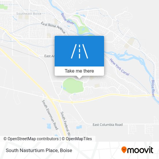 South Nasturtium Place map