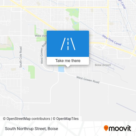 Mapa de South Northrup Street