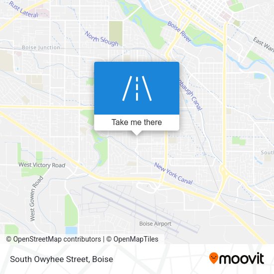 South Owyhee Street map