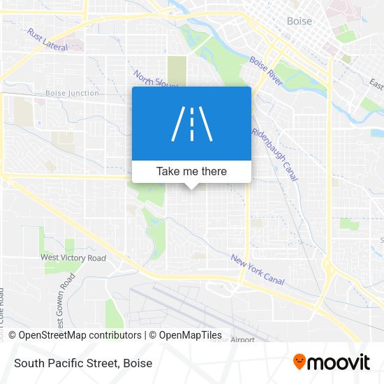 South Pacific Street map