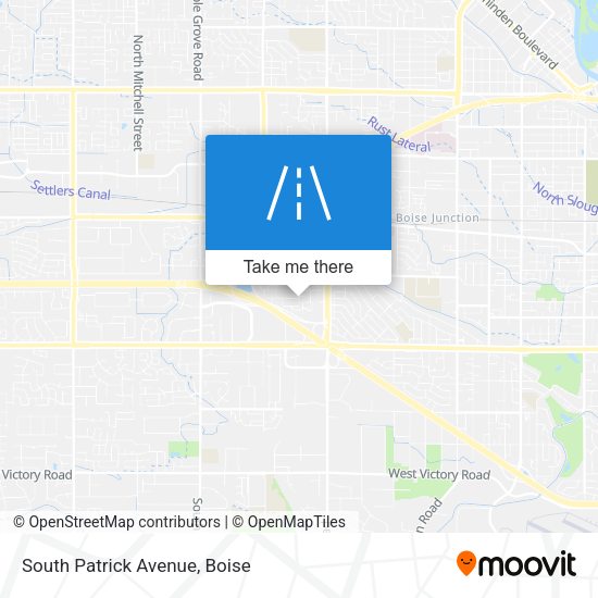 South Patrick Avenue map