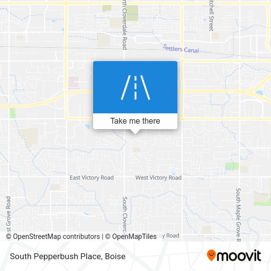 Mapa de South Pepperbush Place