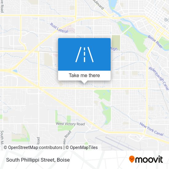 Mapa de South Phillippi Street