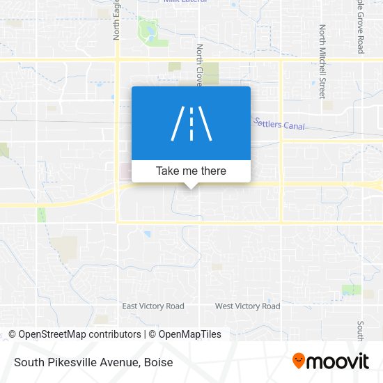 South Pikesville Avenue map