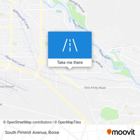 Mapa de South Pimmit Avenue