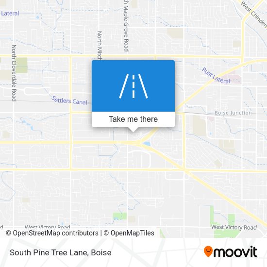 South Pine Tree Lane map