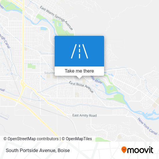 Mapa de South Portside Avenue