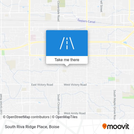 Mapa de South Riva Ridge Place