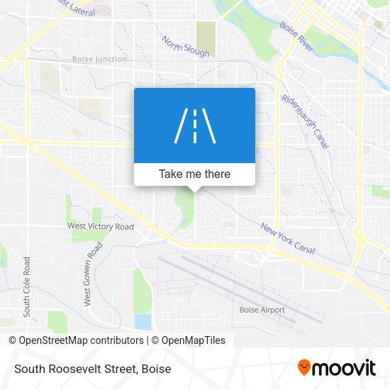 Mapa de South Roosevelt Street
