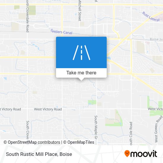 Mapa de South Rustic Mill Place