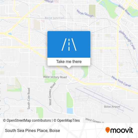 South Sea Pines Place map