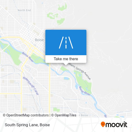 Mapa de South Spring Lane