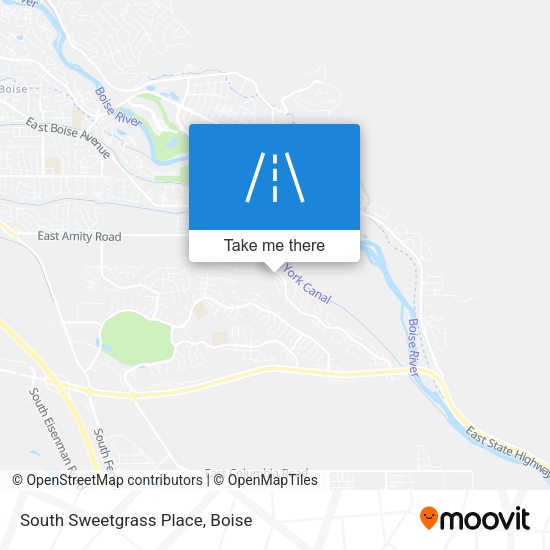 South Sweetgrass Place map