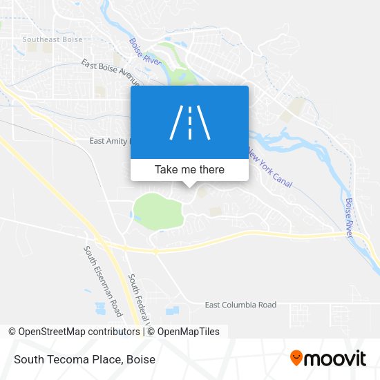 Mapa de South Tecoma Place