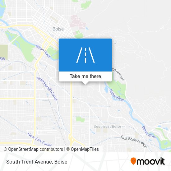 Mapa de South Trent Avenue