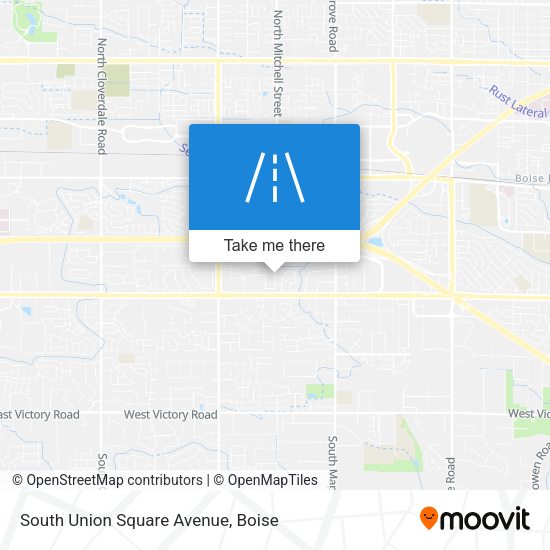 Mapa de South Union Square Avenue