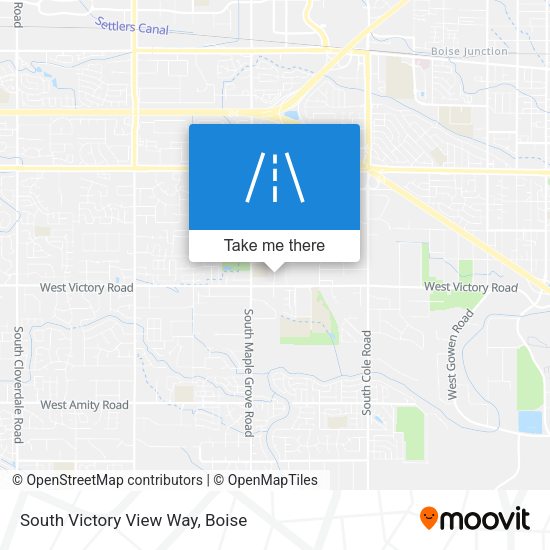 South Victory View Way map