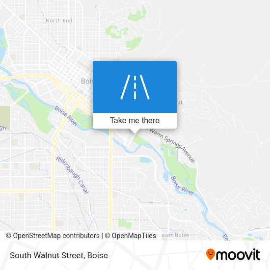 Mapa de South Walnut Street