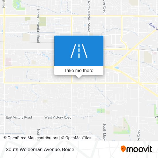 Mapa de South Weideman Avenue