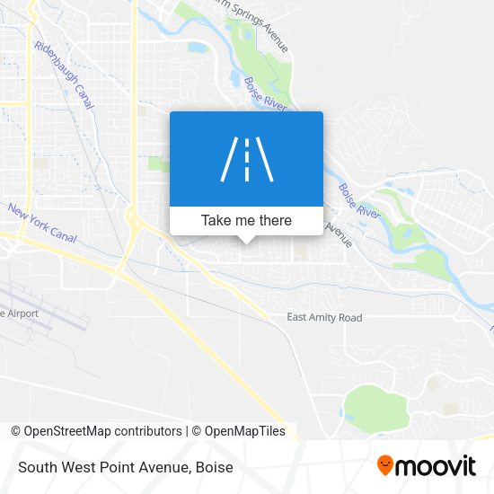 South West Point Avenue map