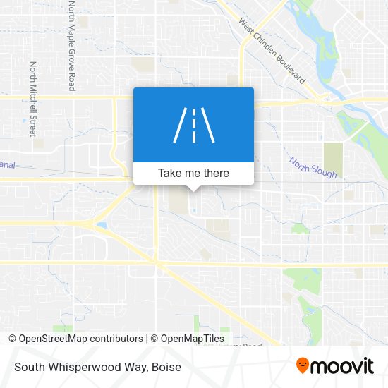 South Whisperwood Way map