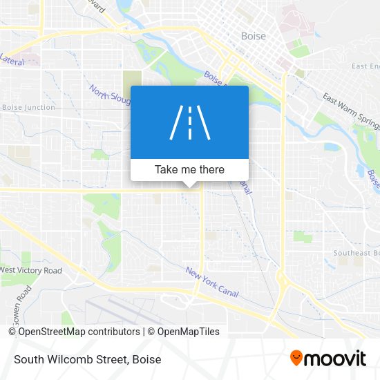 South Wilcomb Street map