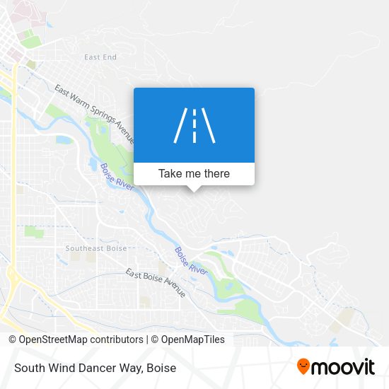 South Wind Dancer Way map