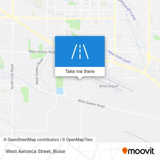 Mapa de West Aeronca Street