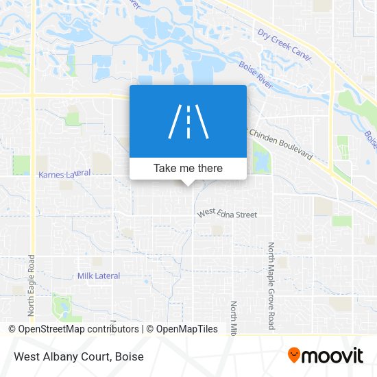 Mapa de West Albany Court