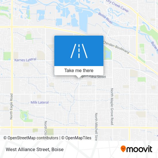 Mapa de West Alliance Street