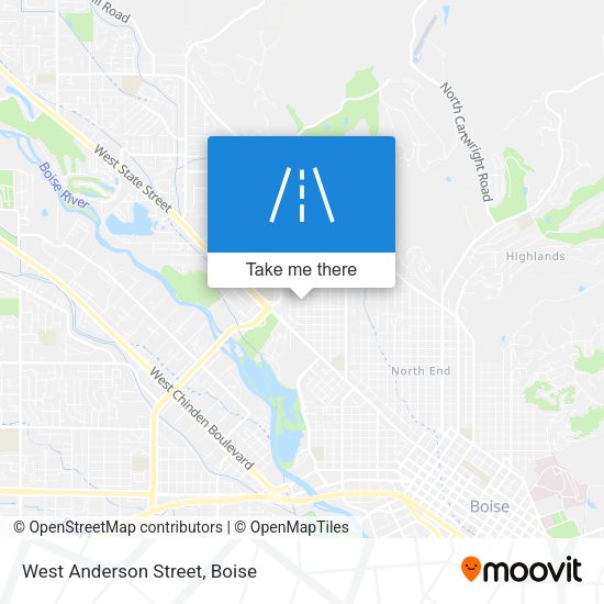 Mapa de West Anderson Street