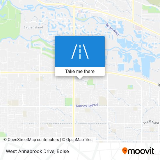 West Annabrook Drive map