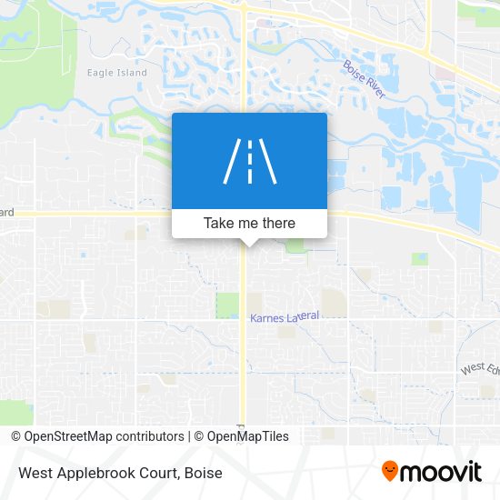 Mapa de West Applebrook Court