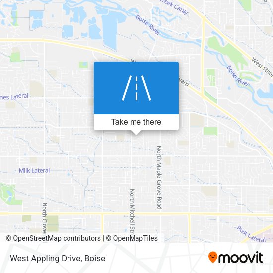Mapa de West Appling Drive