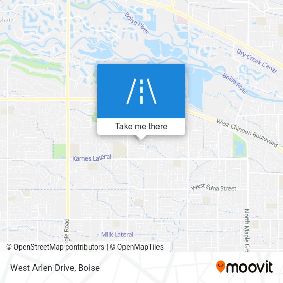 Mapa de West Arlen Drive