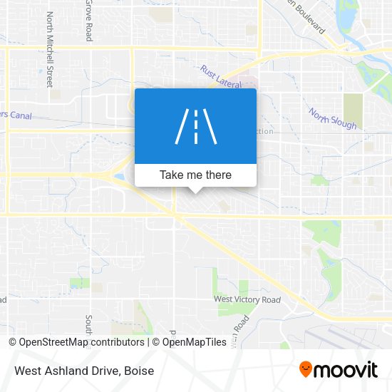 Mapa de West Ashland Drive