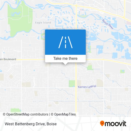 Mapa de West Battenberg Drive